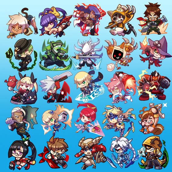 BLAZBLUE グッズまとめ売り Blazblue Keychains - Etsy