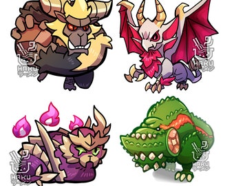 MH Monster Chibi Charms