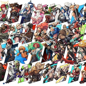 Guilty Gear Character Select Stickers