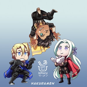 Fire Emblem Three Handsigns Charms