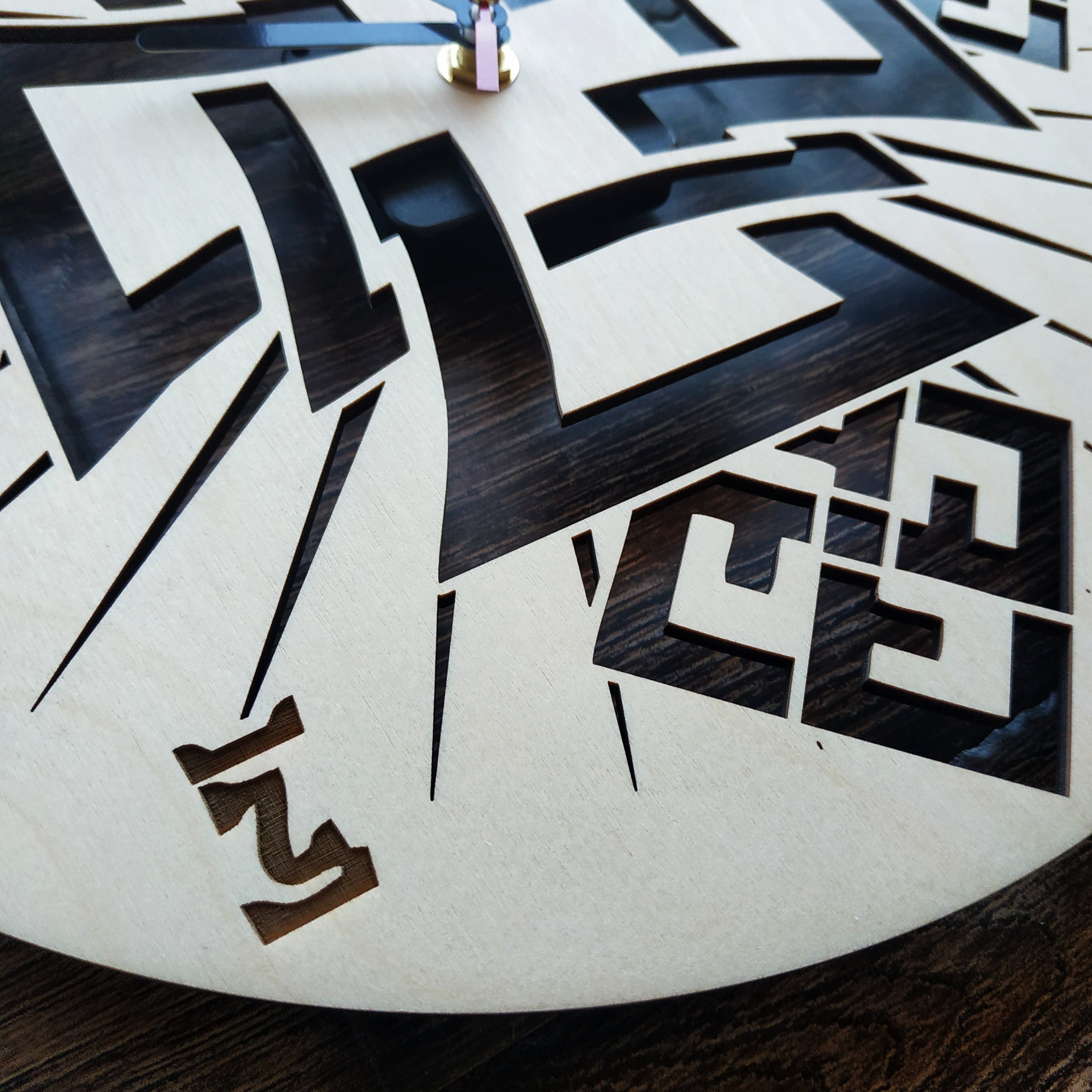 Ethiopian CROSS TIME SYMBOL Wall Clock Unique Gift Idea for Etsy