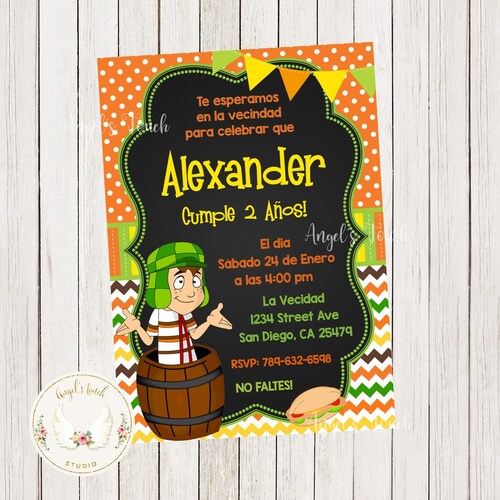 Printable Banner Happy Birthday el Chavo 8 - Etsy
