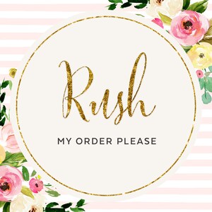 Rush Order Fee