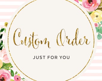 Pedido personalizado: cambios adicionales
