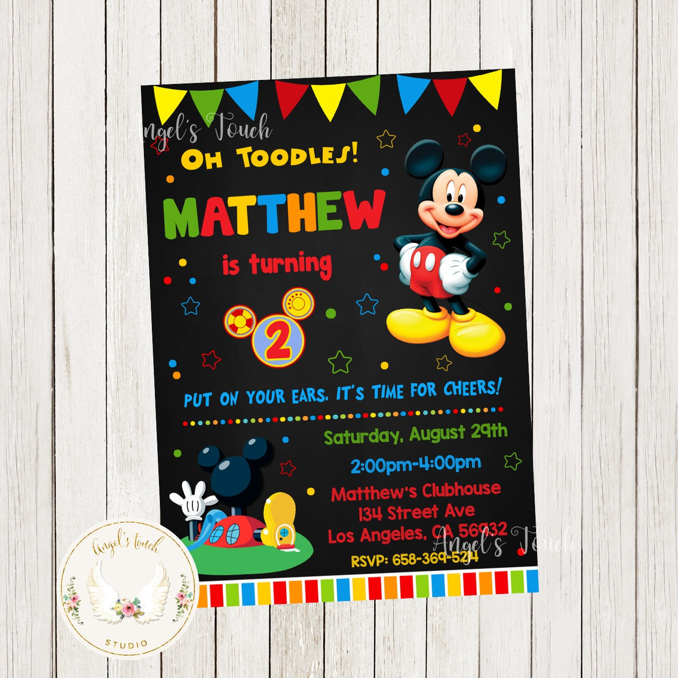 Invitación de cumpleaños de Mickey Mouse, Invitación a la fiesta de Mickey  Clubhouse, Invitación a la fiesta de Mickey Mouse, Invitación imprimible,, image size:1357x1357