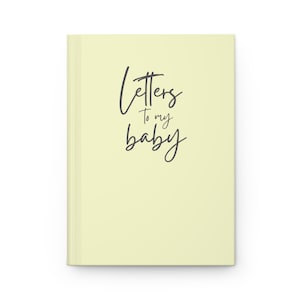 Diario de tapa dura mate, cartas para el bebé, libro de recuerdos, regalo para baby shower, cuaderno de escritura, diario de recuerdos, notas para el nacimiento de un bebé.