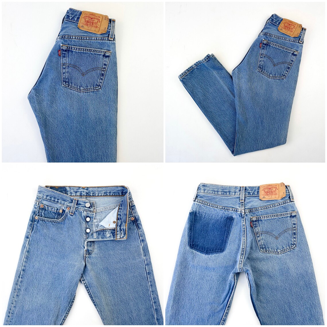 Vintage 501 Levis Jeans 24/25 | Etsy