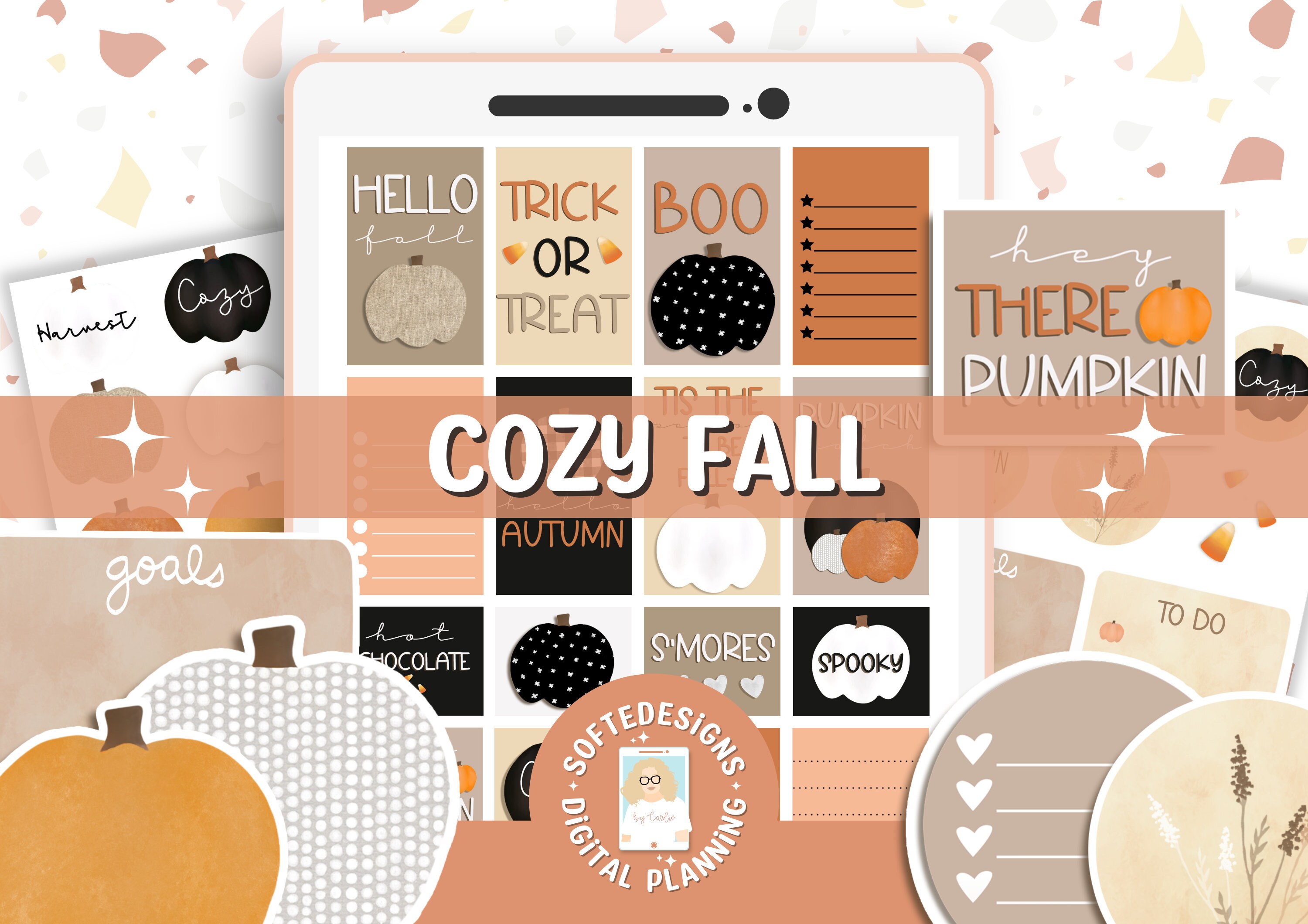 Digital Stickers for Goodnotes, Cozy Fall, Planner Stickers, Digital …