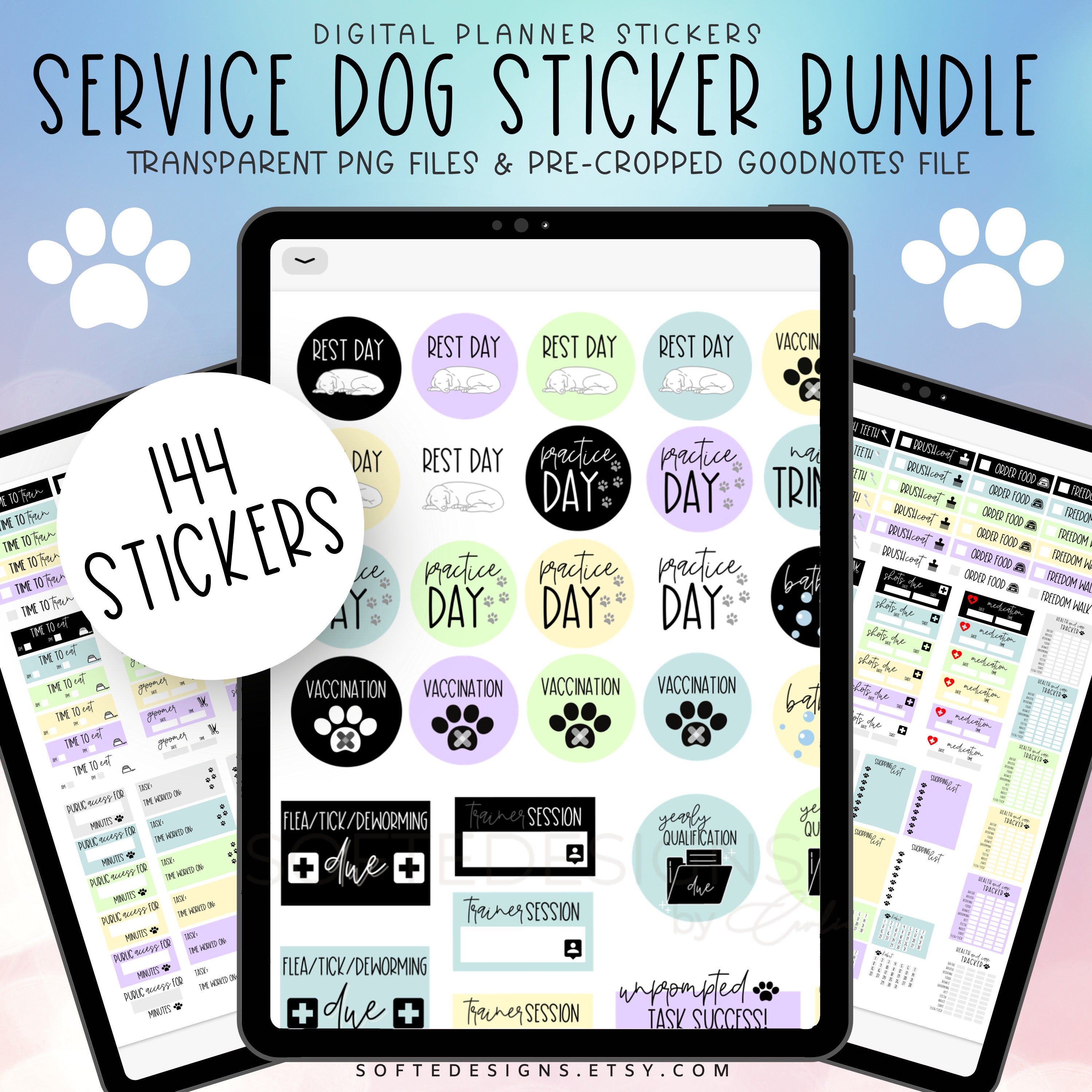 Dog Planner Sticker Book 