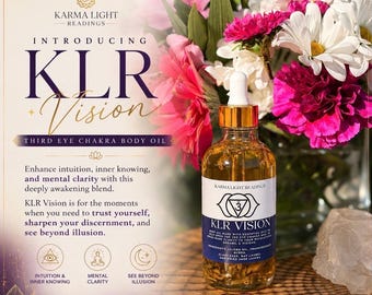 KLR Vision Third Eye Chakra Ritual Body Oil