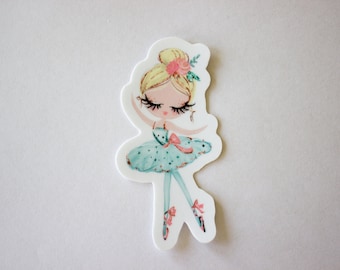 Ballerina Decal | waterproof | ballet dancer | hydroflask | sticker