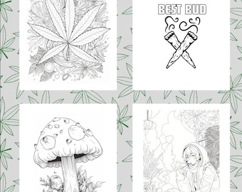Stoner Coloring Pages | High Life Adult Coloring Sheets (PDF)