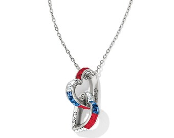 Nwt Brand New Intrigue Bar Reversible Necklace Women Jewelry Retired Design Rare Find Brighton Enamel Two Tone Jewelry Necklaces Usacarimportcenter Com