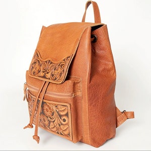 Schneiders® Tooled Leather Backpack