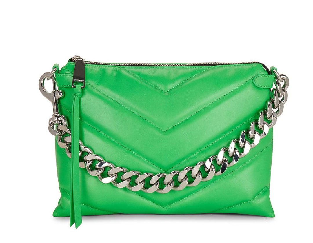 NWT Brand New Rebecca Minkoff Edie Maxi Crossbody Neon Green Etsy