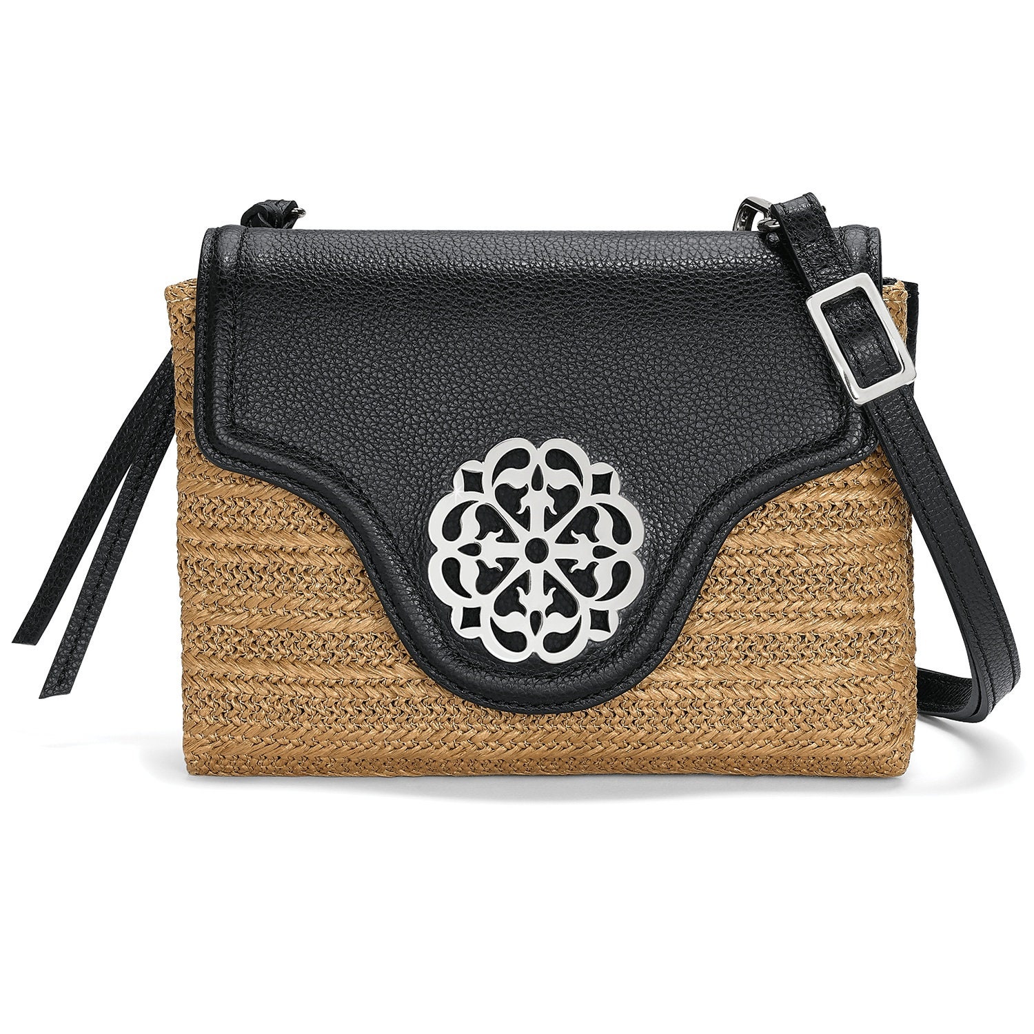 NWT Brand New Eve Straw Messenger Cross Body Black Women Bag Etsy