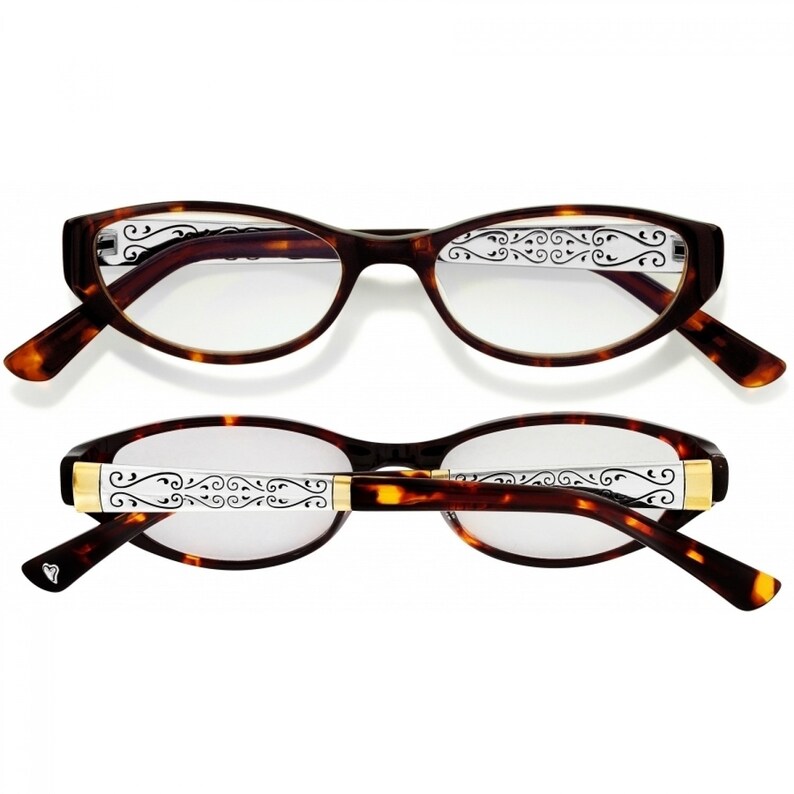 1.01.52.02.5 Women Home Retired Design Rare Find Brighton NWT Brand New Venezia Readers Glasses Silver plated Gold plated