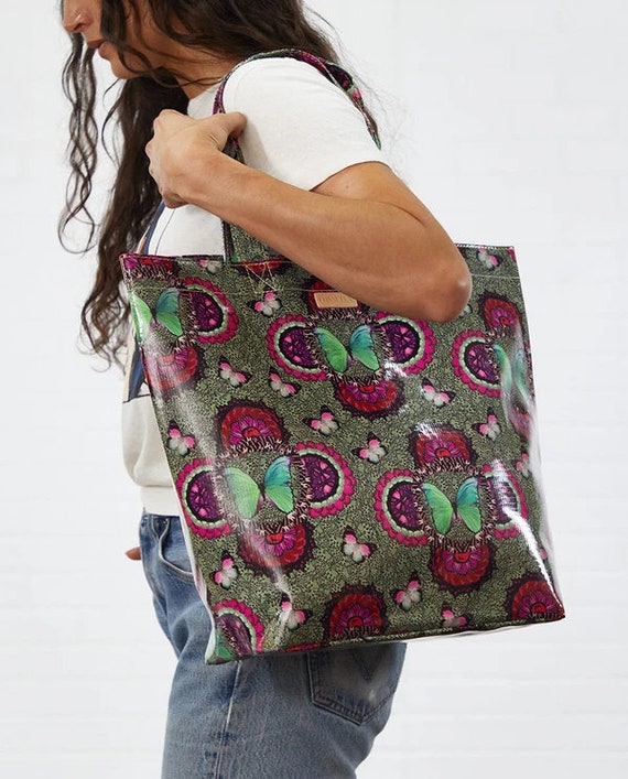 Nwt Brand New Consuela Buffy Grab N Go Basic Tote Pink Cactus Women Bag Retired Design Rare Find
