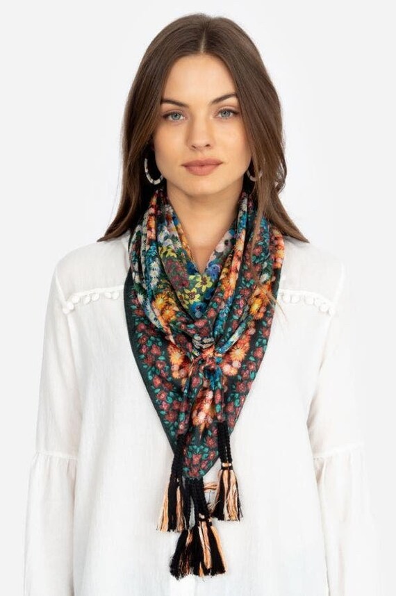 johnny was silk scarves