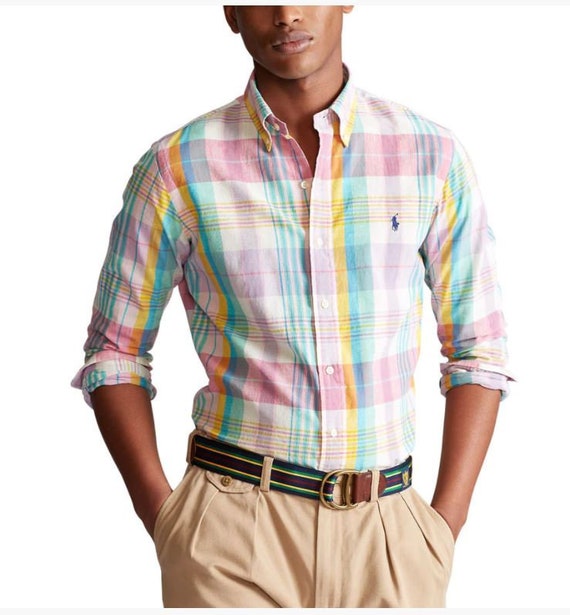 NWT Brand New Polo Ralph Lauren Classic Fit Madras