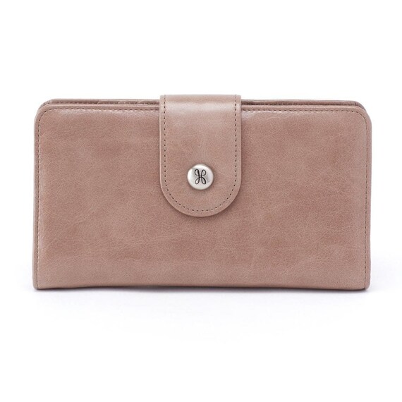 NWT Brand New Hobo Danette Wristlet Wallet Ash Grey Women Bag