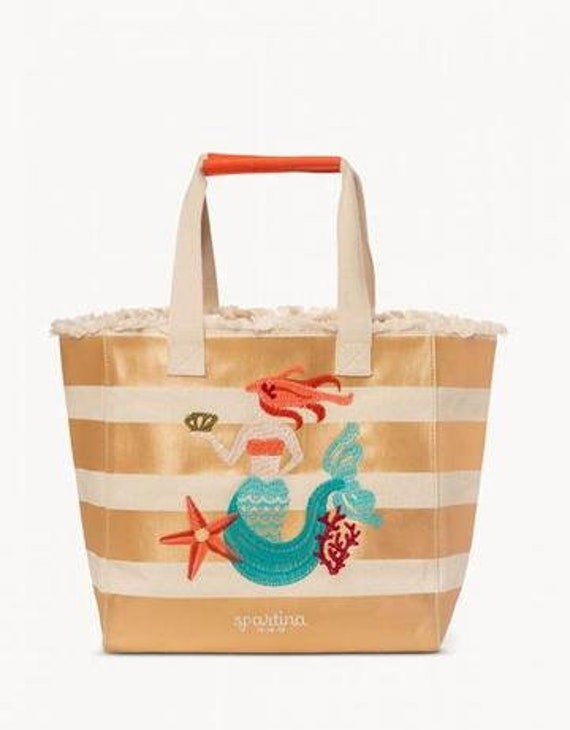 Tragetasche Meerjungrau Strandtasche Mermaid Shopping Schultertasche Tasche XL 