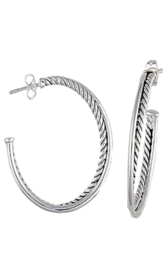 Montana silversmith hoop earrings deals