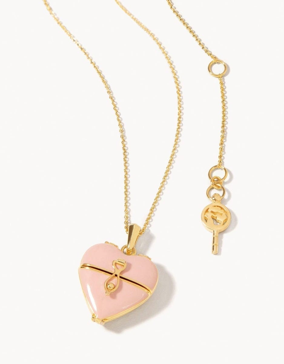Heart Locket Necklace gold 
