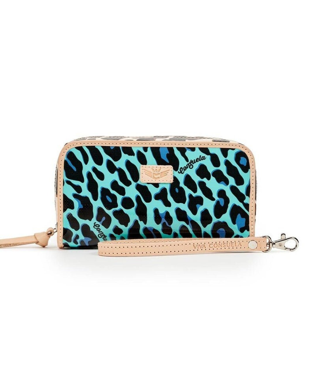 NWT Brand New Consuela Mona Ocean Jag Wristlet Wallet Women Bag