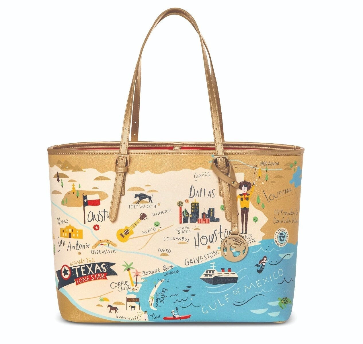 NWT Brand New Spartina 449 Texas Tote Women Bag Retired Design