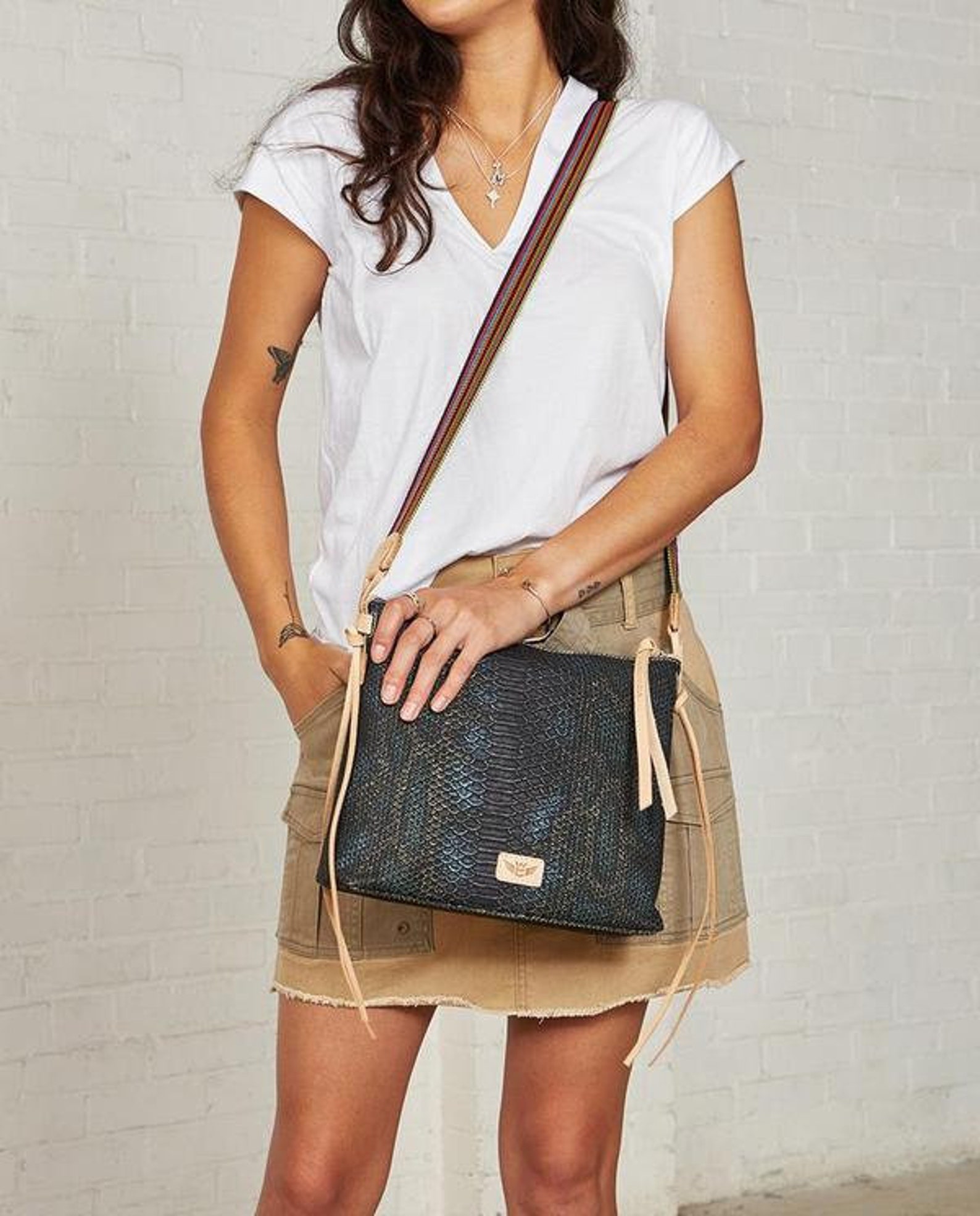 NWT Brand New Consuela Rattler Wedge Crossbody Women Bag Etsy