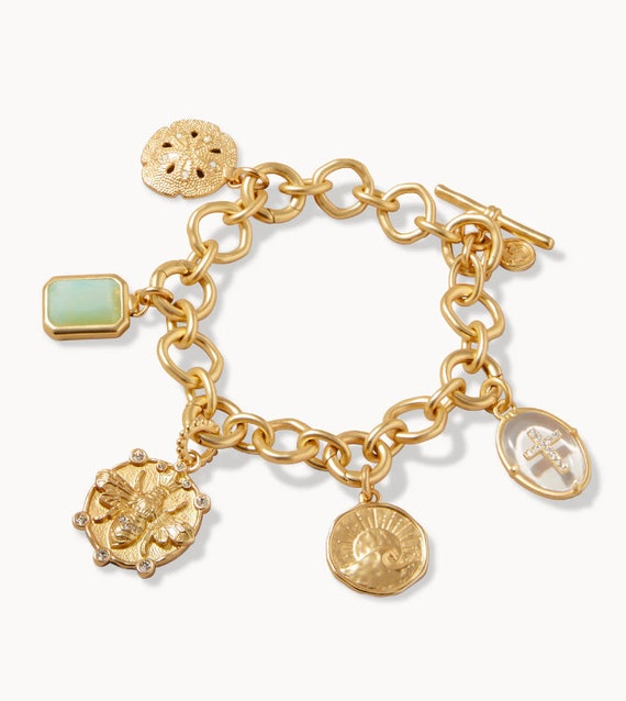 NWT Brand New Spartina 449 Southern Belle Charm Bracelet Women