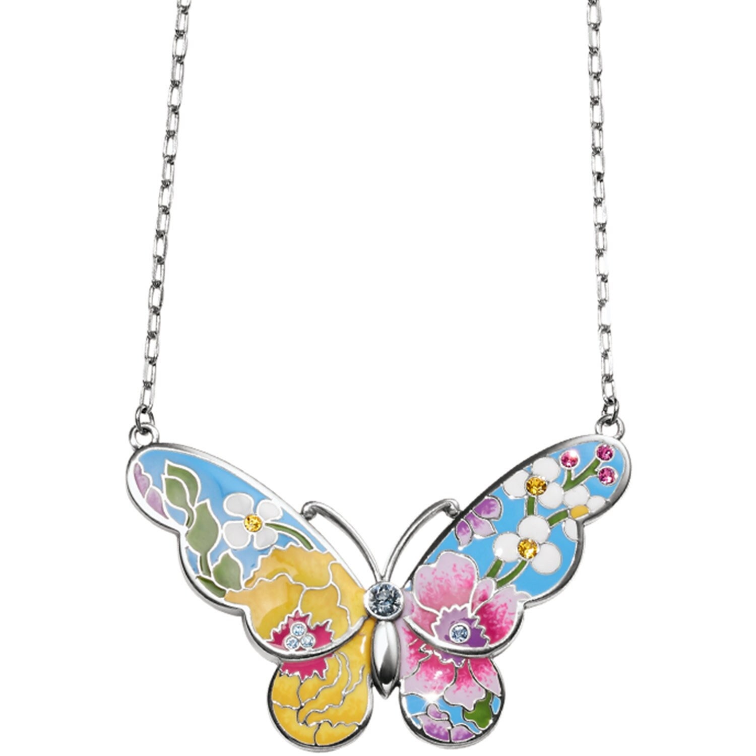 NWT Brand New Blossom Hill Butterfly Necklace Women Retired Rare