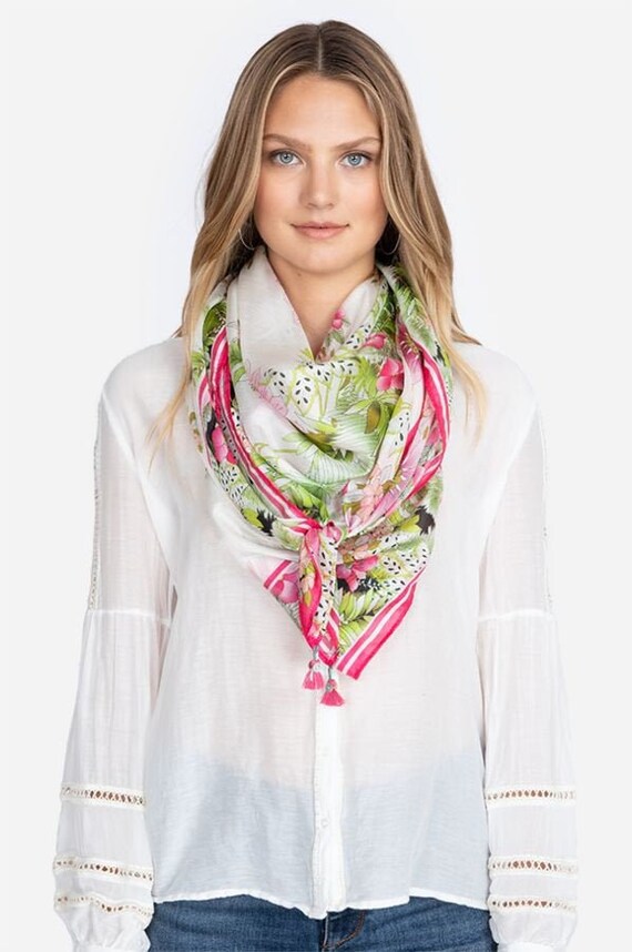 johnny was silk scarves