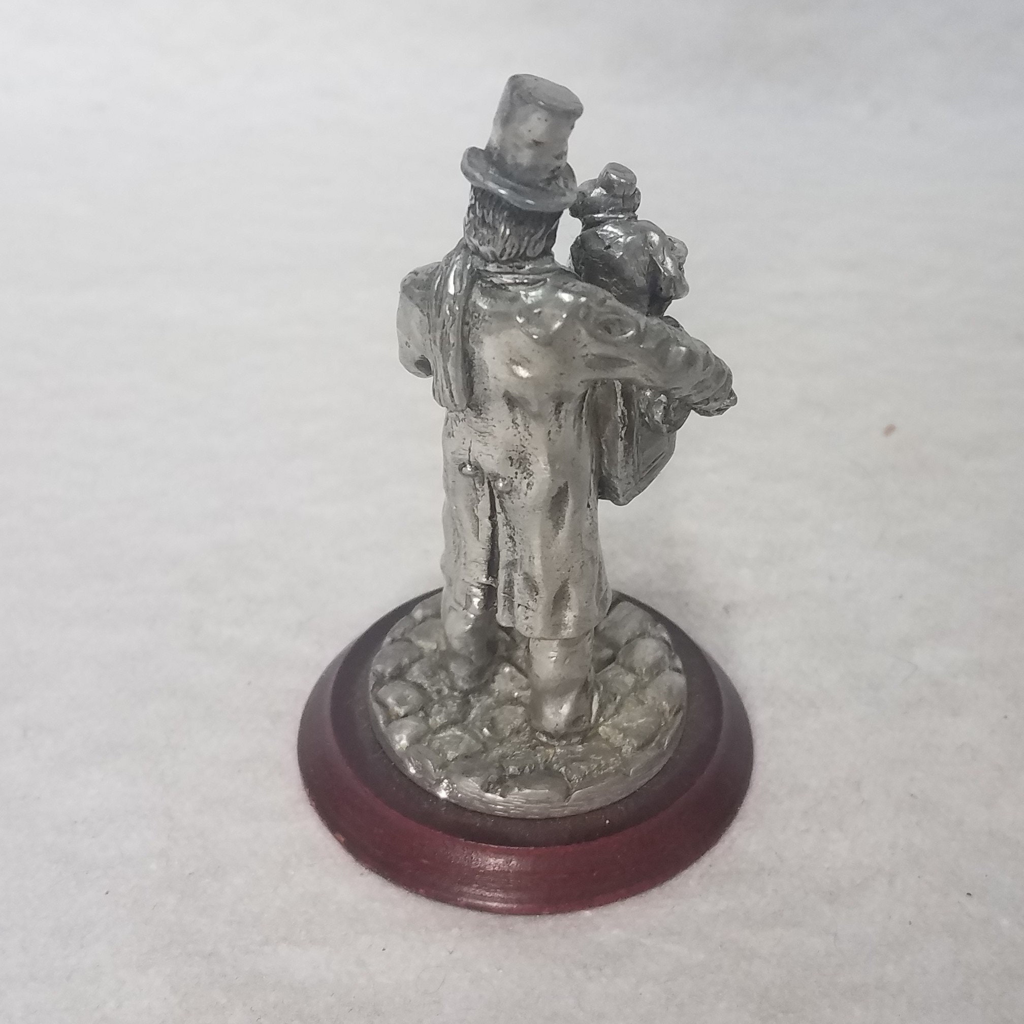 Vintage Pewter Figurines Characters From Dickens Novels Made in England