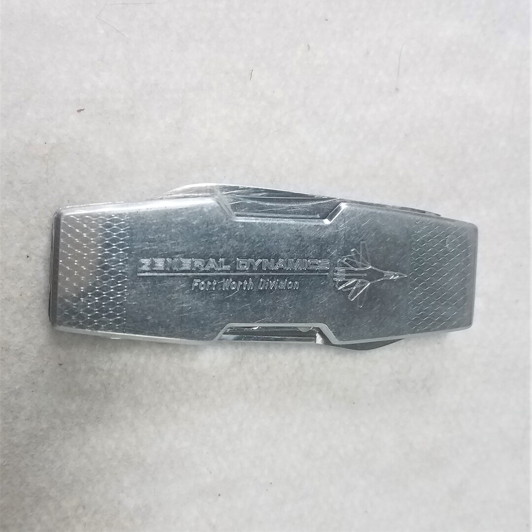 Vintage General Dynamics Fort Worth Pocket Knife Multitool Etsy