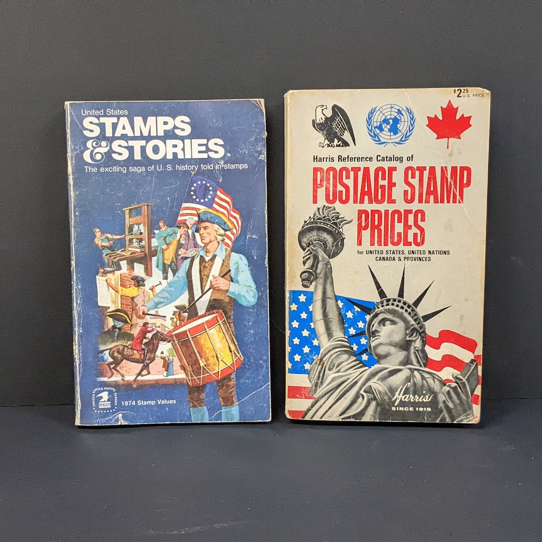 Two PB Stamp Collecting Guide Books, Stamps Stories 1973 and Postage