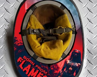 NACIDA DE LAS LLAMAS - Lilith - Etiqueta superpuesta para el borde del casco