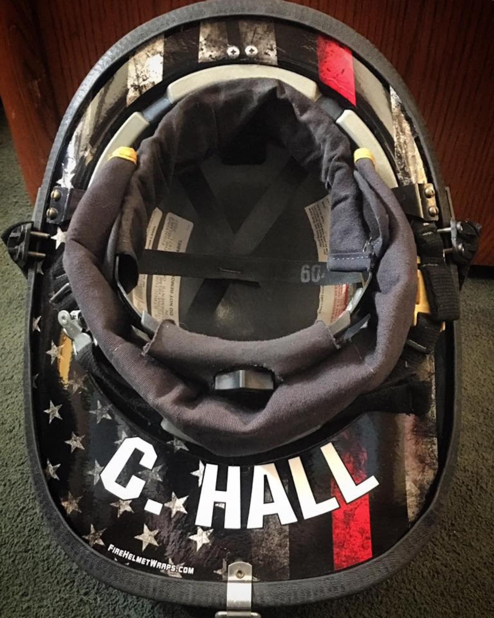 Tactical Red Line Fire Helmet Wrap Sticker Overlay Label Vinyl Wrap Etsy