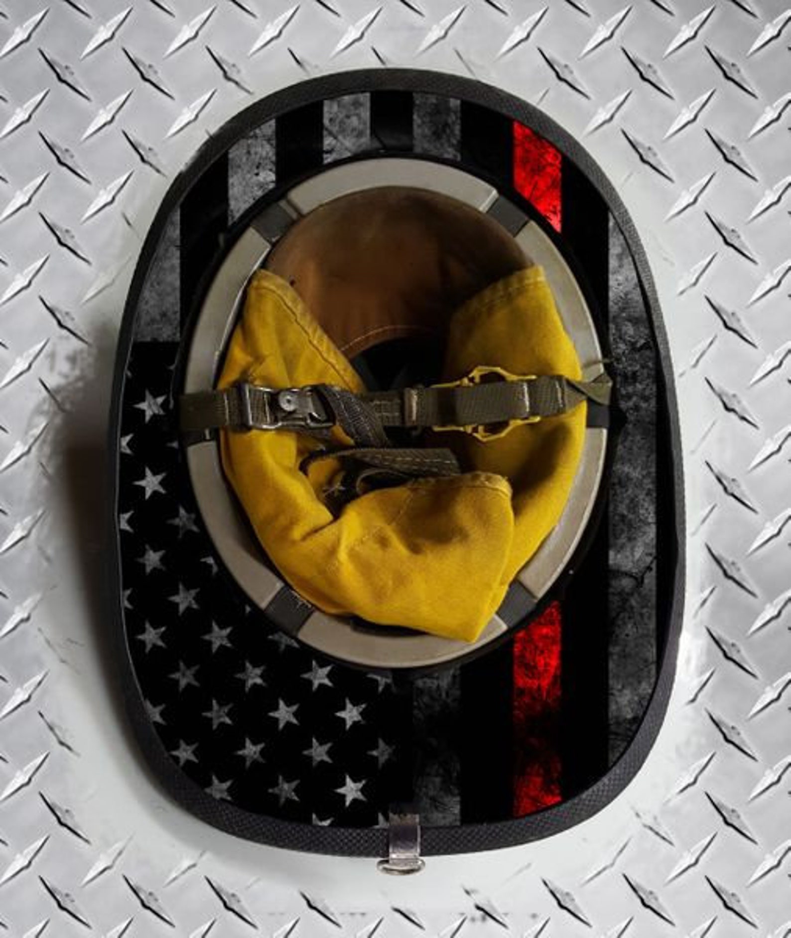 Tactical Red Line Fire Helmet Wrap Sticker Overlay Label Vinyl Wrap Etsy