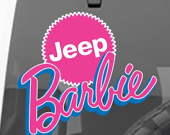 Pegatina extragrande para ventana con diseño de muñeca icónica para niñas