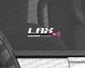 LACROSS MOM - Window Sticker Decal Label Overlay