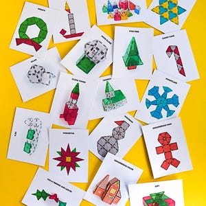 Cartes d'idées hiver Magna-Tile image 2