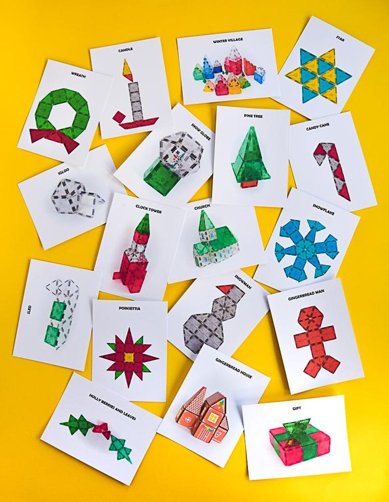 Cartes d'idées hiver Magna-Tile image 2