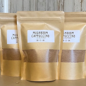 Mushroom Cappuccino Powder Drink Mix 8oz