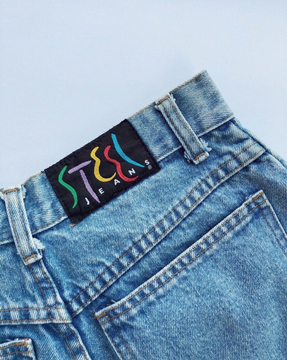 Vintage Steel Jeans High Waisted Denim 
