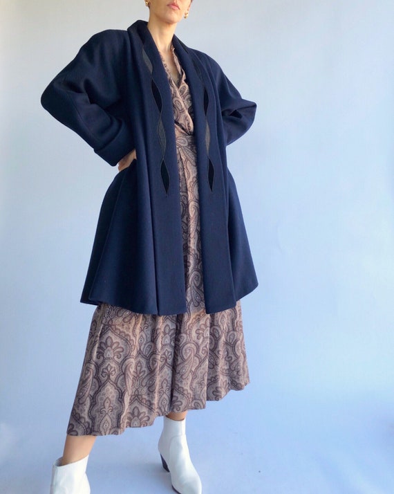 leslie fay wool coat