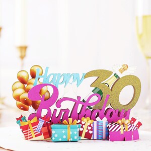 30 Geburtstag für Sie, Tochter, Ihn, Frauen, Männer, 30 Geburtstagskarte, 30 Geburtstagskarte