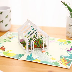 Liif Greenhouse Mothers Day Card, 3D Pop Up Mothers Day Card image 2