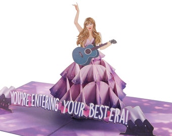 Taylor Birthday Card for Her, Happy Birth-Tay Card, Era